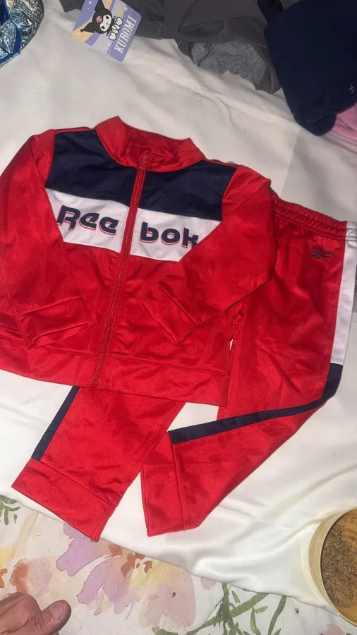 Reebok tracksuit set babies 24 mths Red - Photo 1 of 7