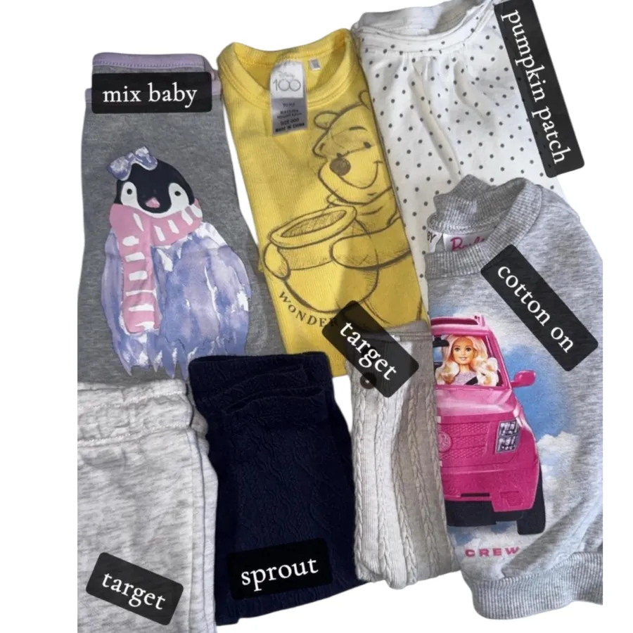 Baby Girl mixed Brands Bundle 7 pieces - Photo 1 of 7