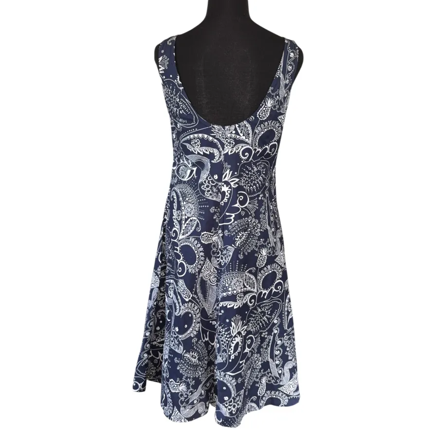 Dress 4 Two Blue Floral Sleeveless Dress sz 10 - Photo 2 of 6