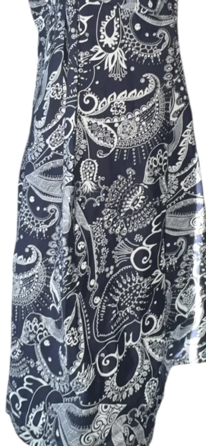 Dress 4 Two Blue Floral Sleeveless Dress sz 10 - Photo 6 of 6