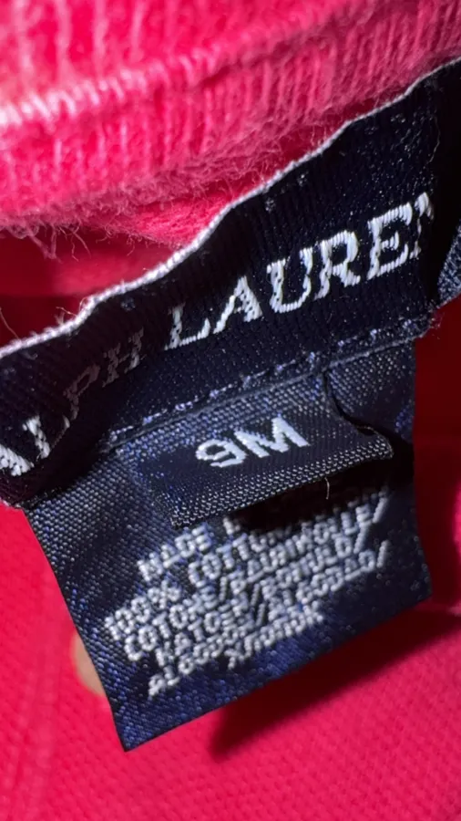 ralph lauren tennis dress baby girl sz 9 mths - Photo 3 of 4