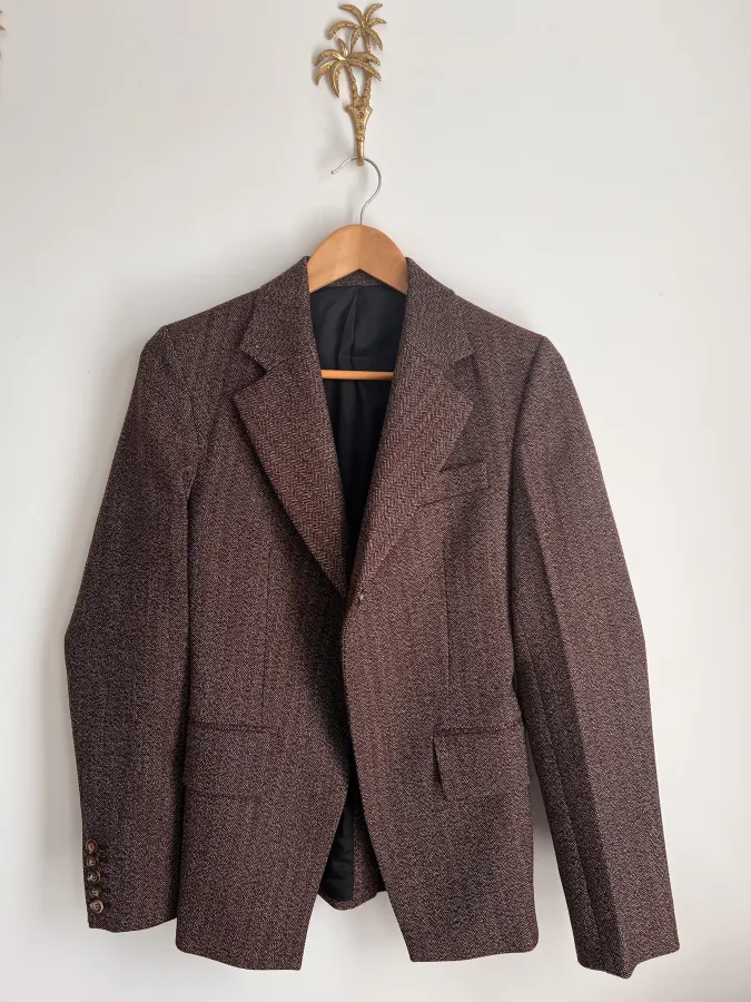 Victoria Beckham herringbone blazer - Photo 4 of 8