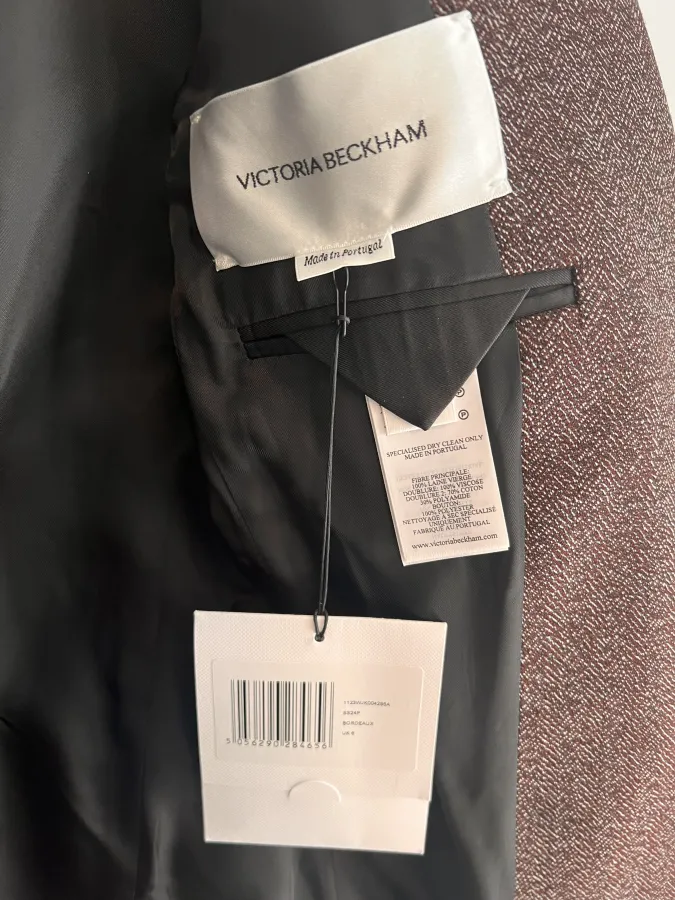 Victoria Beckham herringbone blazer - Photo 5 of 8