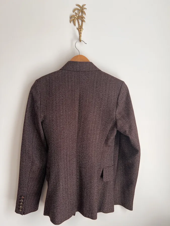 Victoria Beckham herringbone blazer - Photo 6 of 8