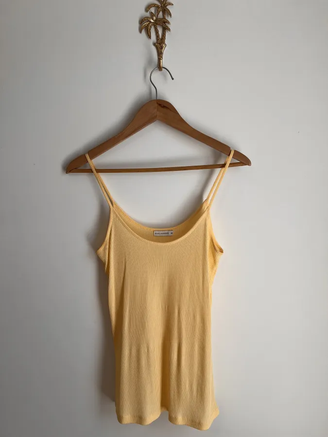 Silk yellow camisole - Photo 1 of 5