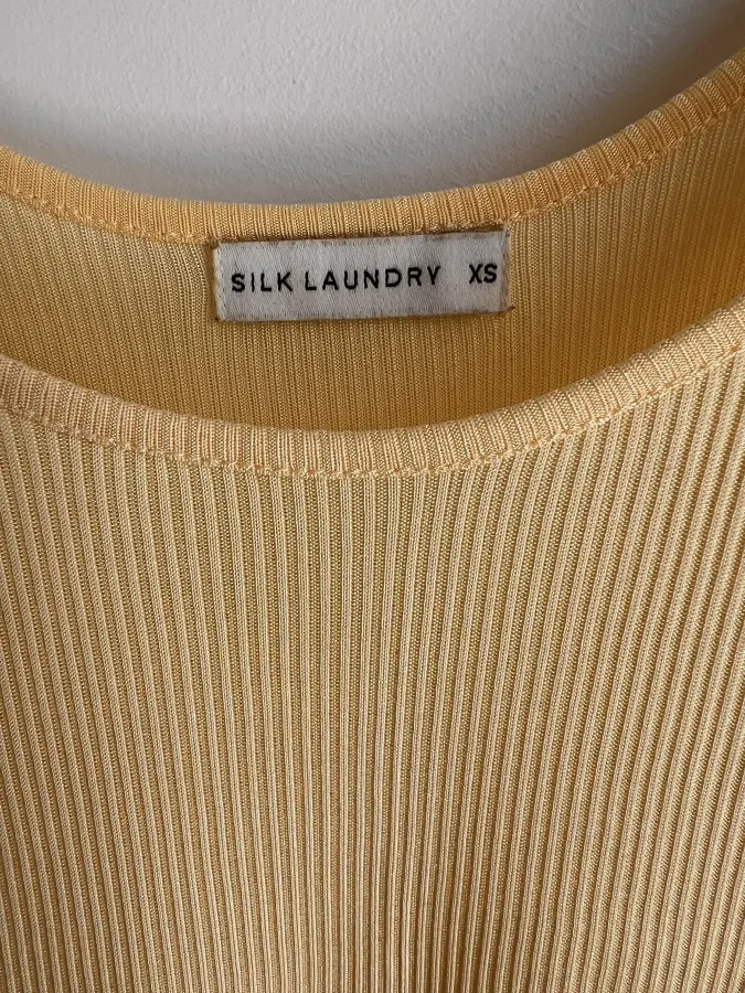 Silk yellow camisole - Photo 2 of 5