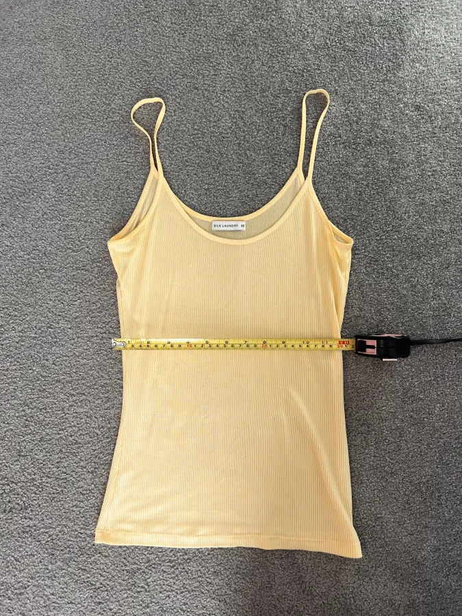 Silk yellow camisole - Photo 5 of 5