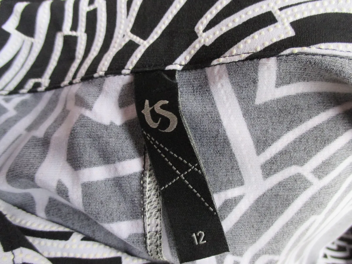 Taking Shape dress size 12 black white - Photo 2 of 5