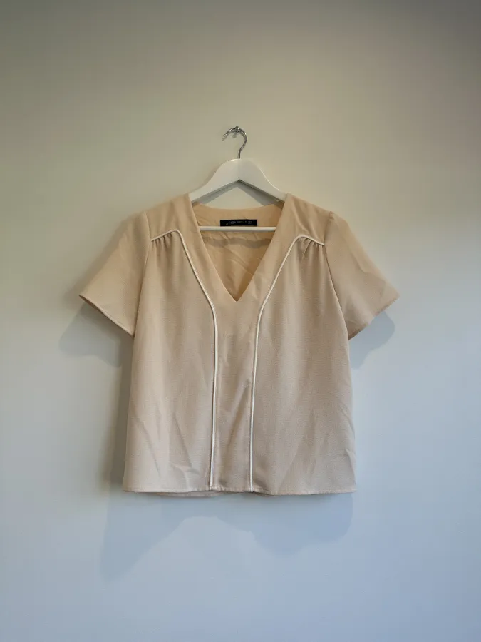 Zara V Neck Blouse - Photo 1 of 2