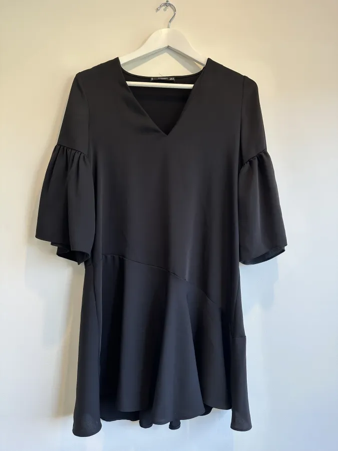 Black Mini Dress VNeck - Photo 2 of 3