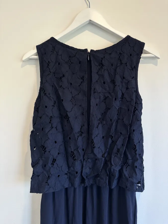 Navy Sleeveless Jumpsuit - Photo 4 of 5