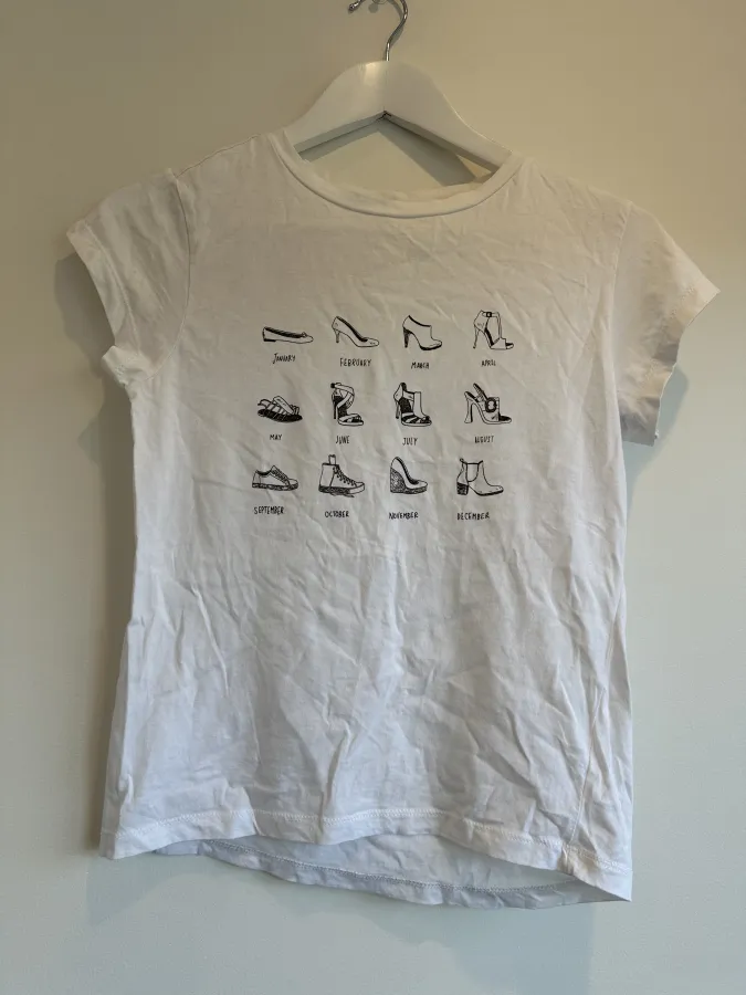 White Fashion Graphic Tee - Photo 1 of 2