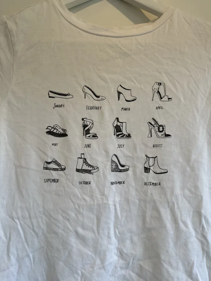 White Fashion Graphic Tee - Photo 2 of 2