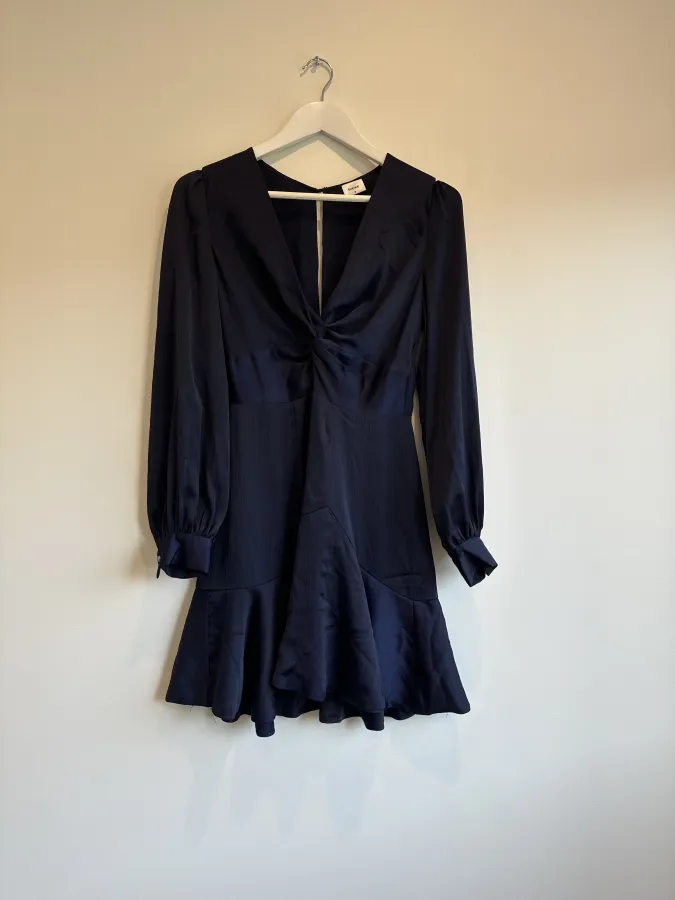 Sheike Vneck Mini Long Sleeves Dress - Photo 1 of 6
