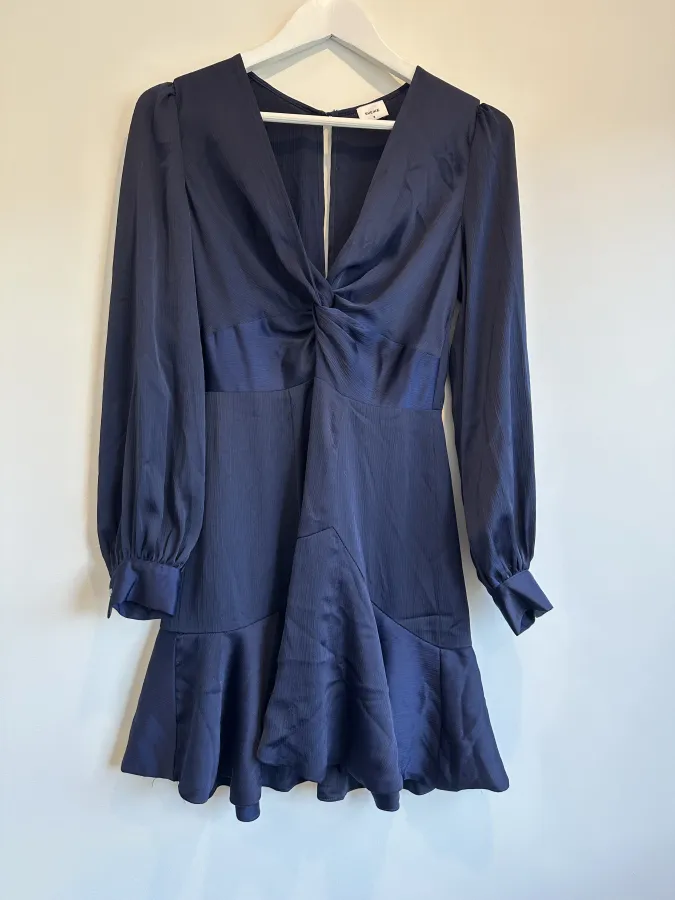 Sheike Vneck Mini Long Sleeves Dress - Photo 2 of 6