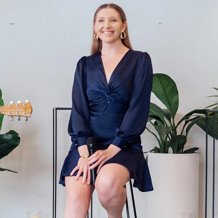 Sheike Vneck Mini Long Sleeves Dress - Photo 4 of 6