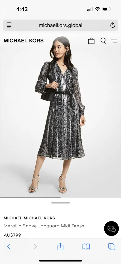 Michael Kors Snake print dress - Photo 2 of 3