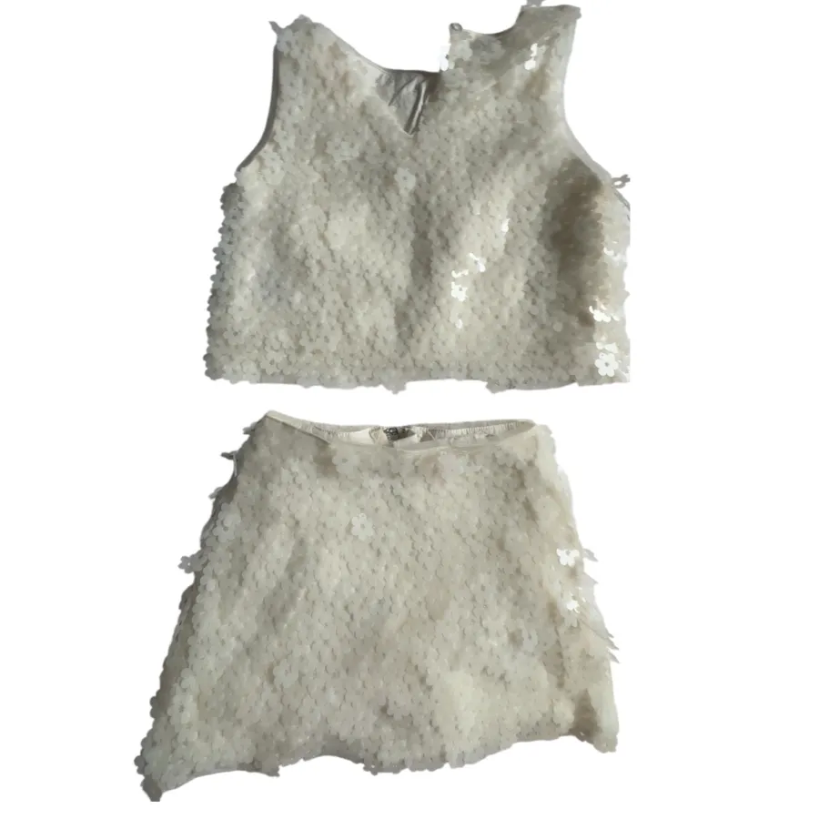 Seed kids 4 Fliral Sequin Outfit - Photo 4 of 6