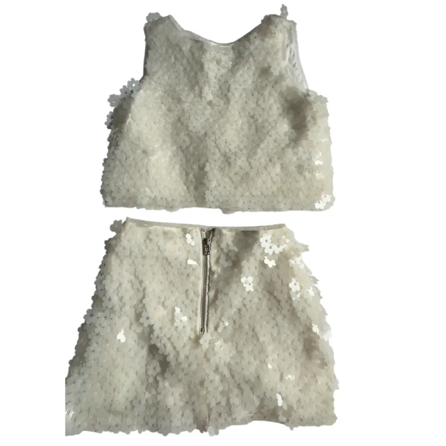 Seed kids 4 Fliral Sequin Outfit - Photo 6 of 6