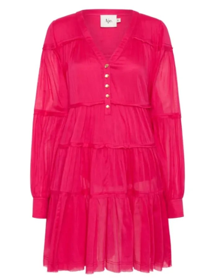 Sally Tiered Mini Dress - Photo 3 of 6