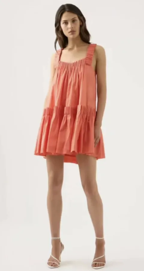 Aje Cecilia Smock Mini Dress - Photo 2 of 5