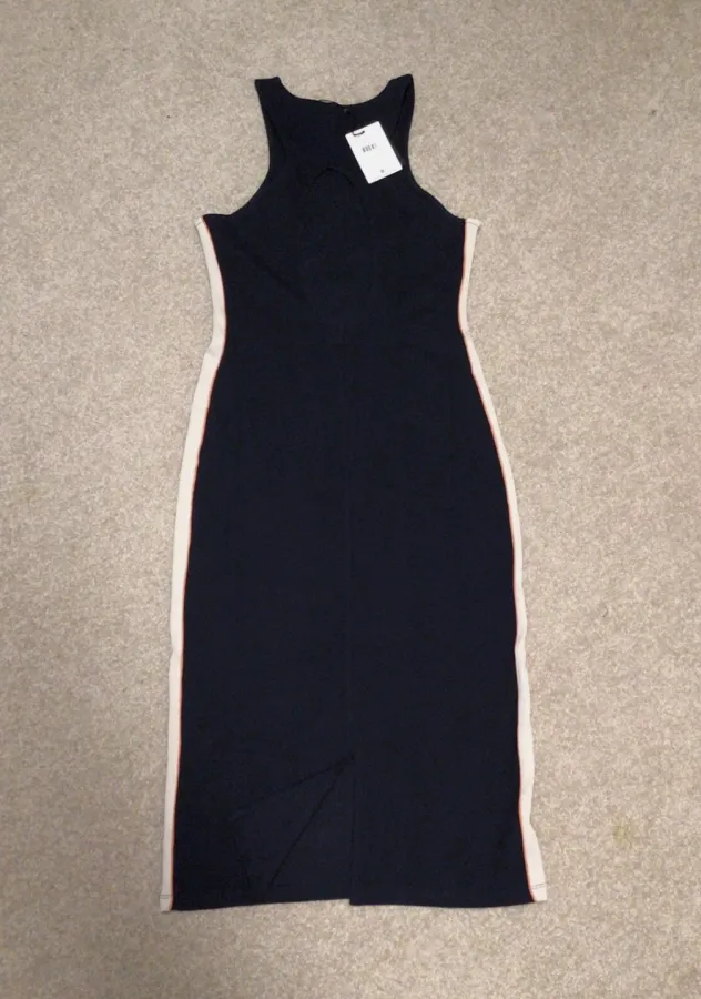The Upside Midi Dress Illaria Jagger in Indigo Blue Size L - Photo 5 of 5