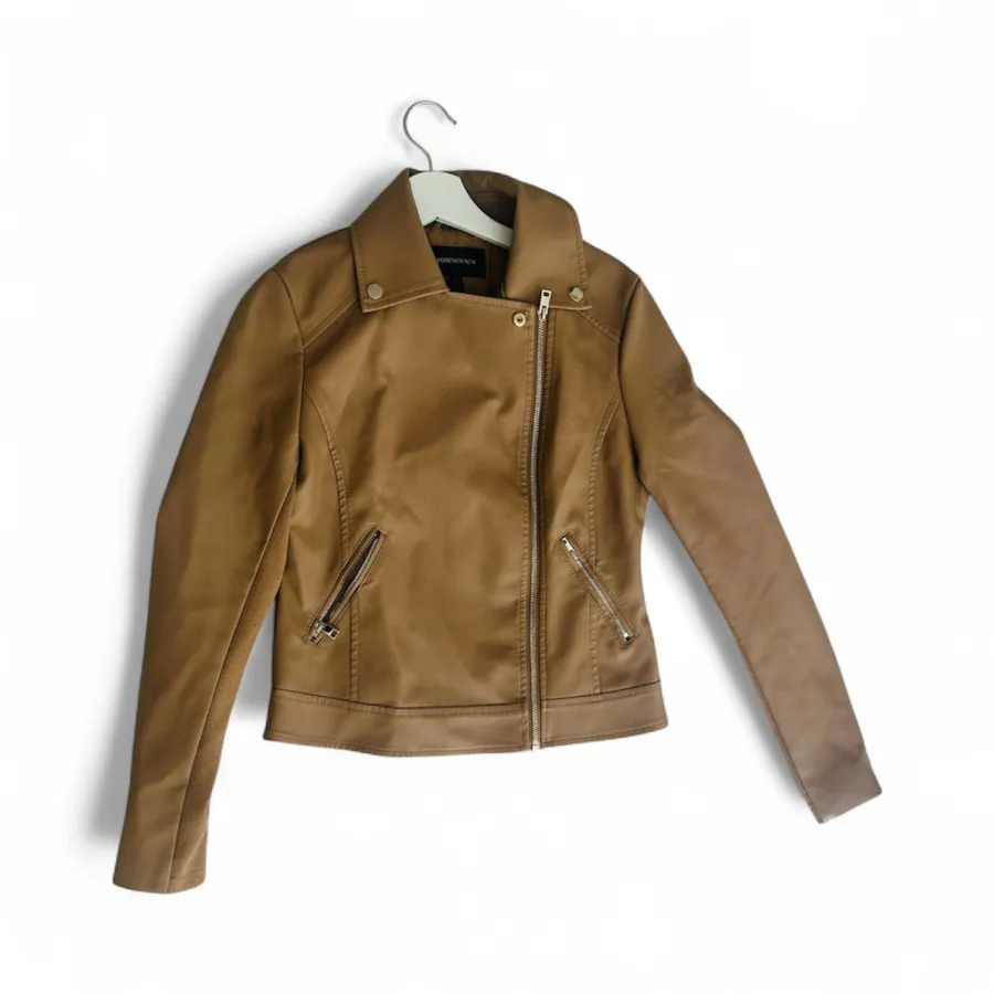 Forever New Faux-leather biker Jacket - Photo 1 of 4