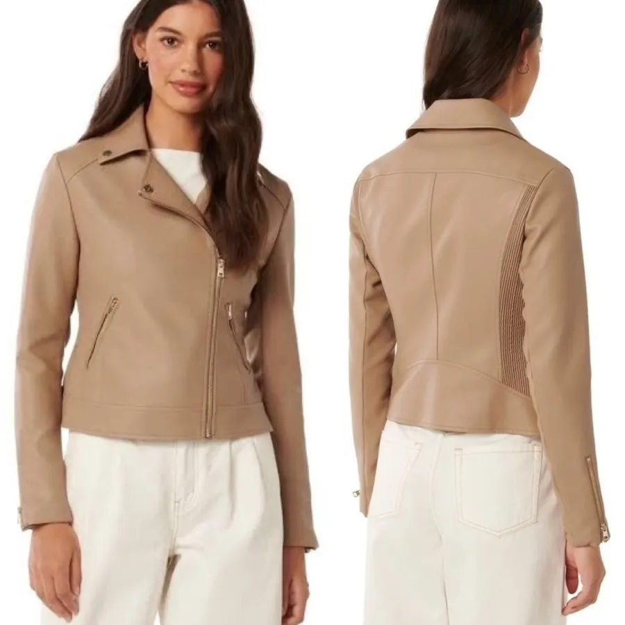 Forever New Faux-leather biker Jacket - Photo 4 of 4