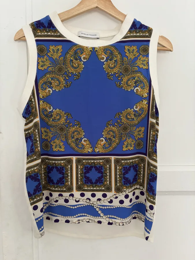 Scanlan and Theodore Silk Tank Top AU 10 - Photo 9 of 13