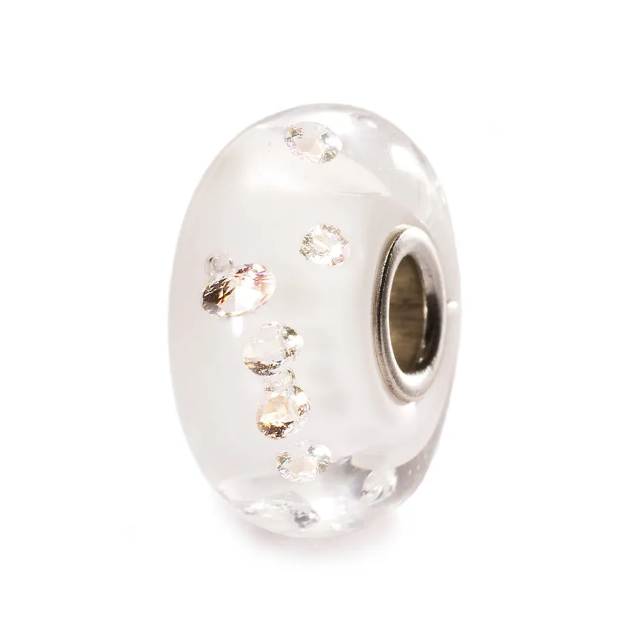 Trollbeads Universal Diamond Bead (White) - Photo 1 of 2