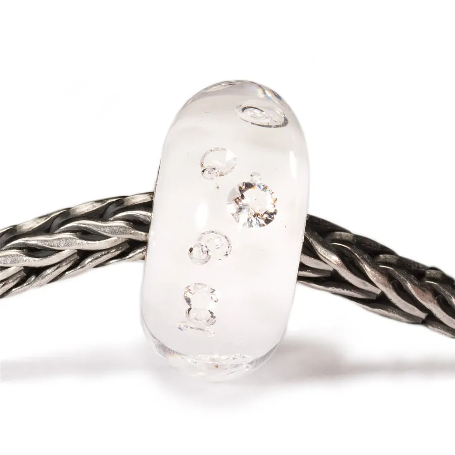 Trollbeads Universal Diamond Bead (White) - Photo 2 of 2