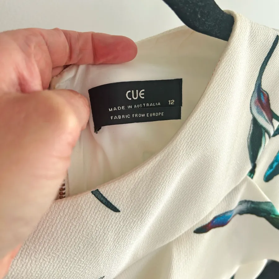 White Floral Asymmetrical Dress - Photo 3 of 3