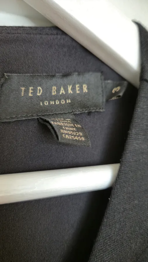 Ted Baker Black Floral Dress – Size 3 (AU 10) - Photo 2 of 3