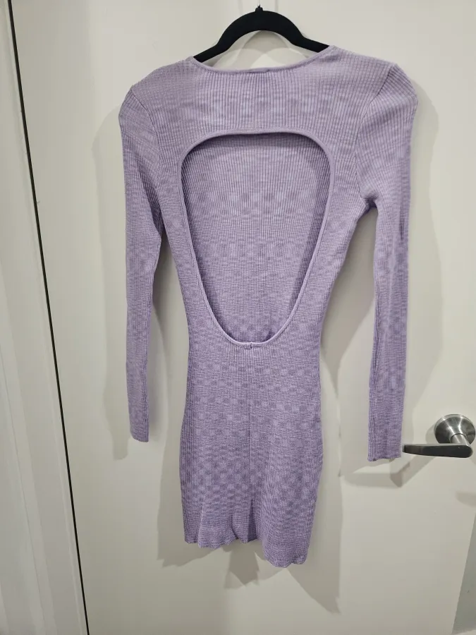 Purple Body Tight Dress - Photo 3 of 3