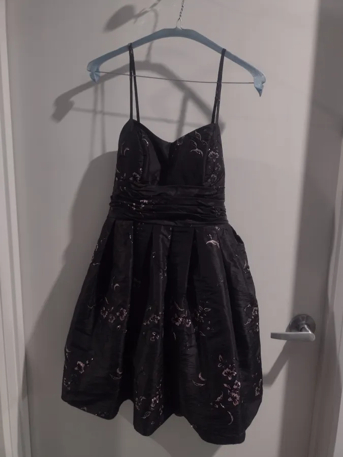 Black and Purple Dress - Photo 1 of 3