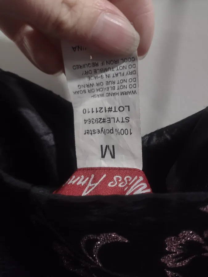 Black and Purple Dress - Photo 2 of 3