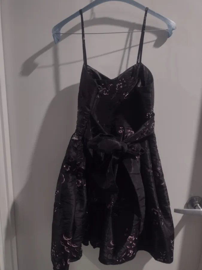 Black and Purple Dress - Photo 3 of 3