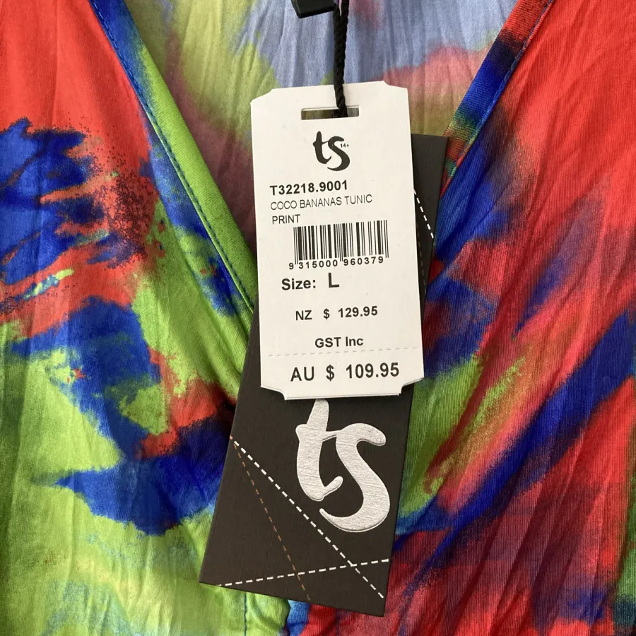 TS Taking Shape Coco Bananas Tunic Print Dress Size L NWT - Photo 10 of 11