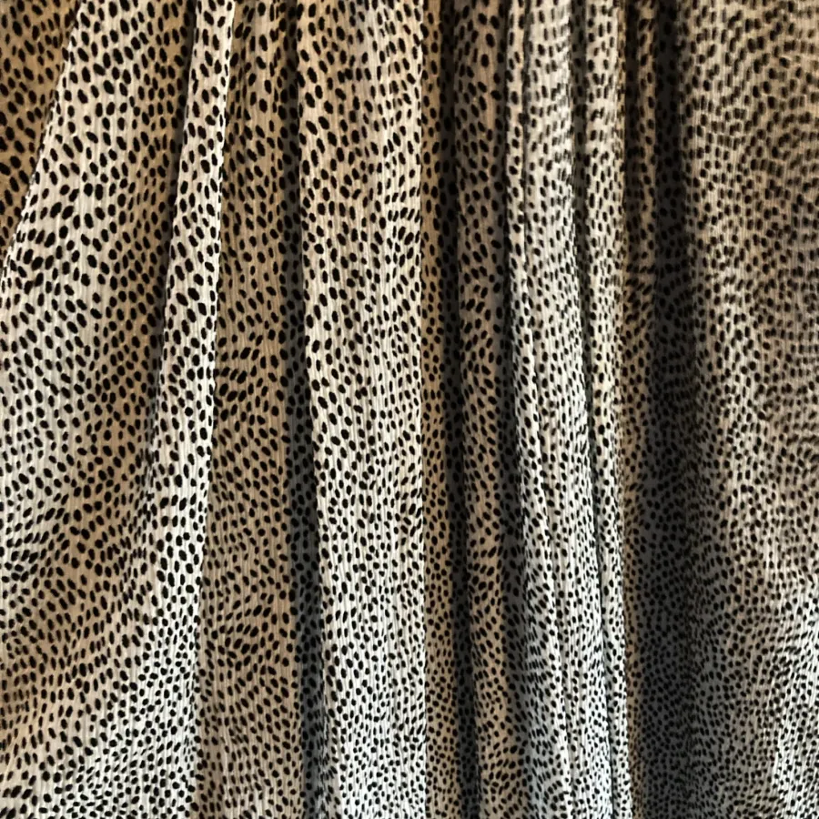 Jigsaw Silk Black Flock Spot Print Rosette Front Dress Size 10 - Photo 4 of 5