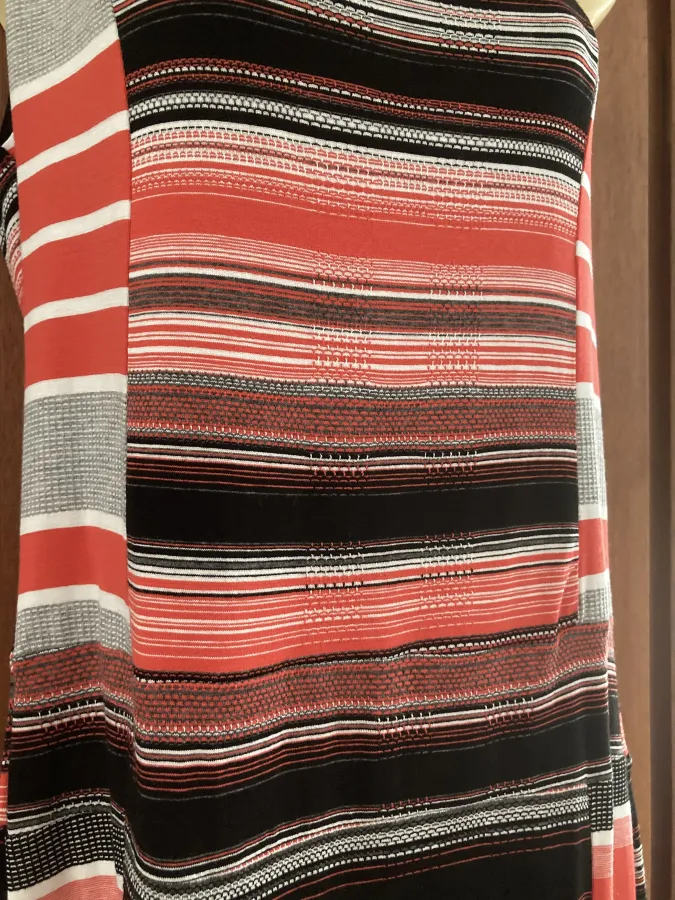 Desigual Viscose Striped Shift Dress Made in Spain Size M/12 NWT - Photo 2 of 9