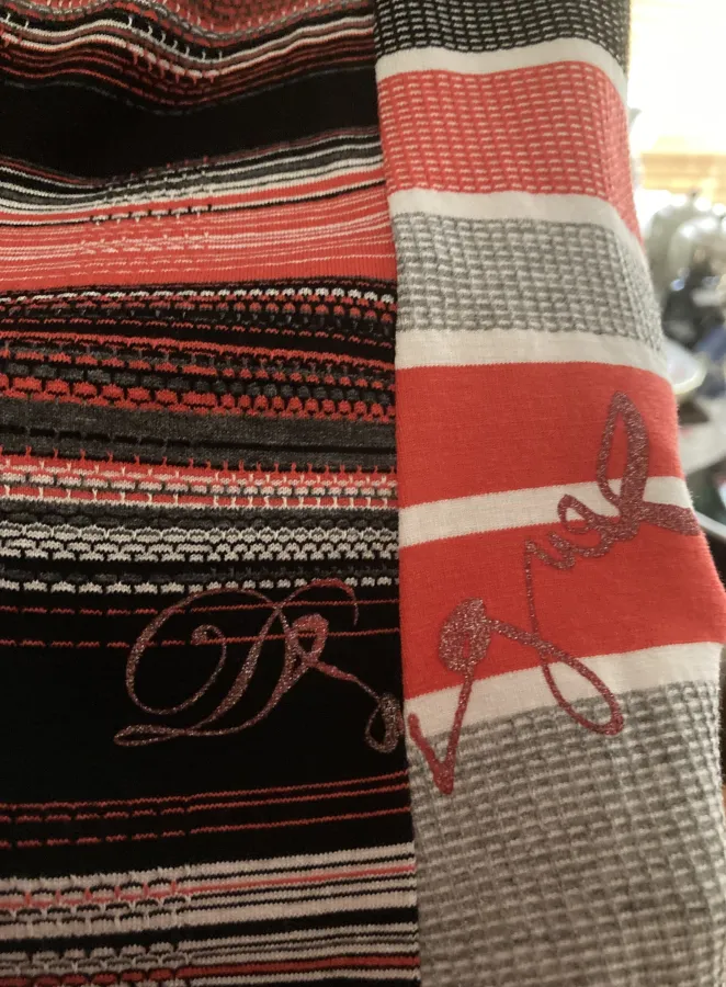 Desigual Viscose Striped Shift Dress Made in Spain Size M/12 NWT - Photo 3 of 9