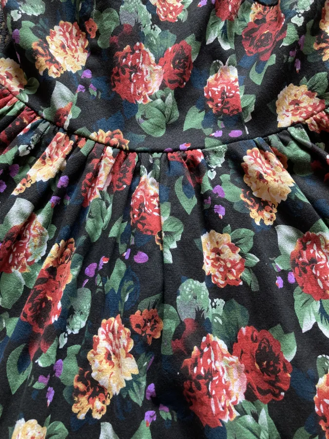 Chicabooti Floral Dress Fit & Flare Lined Tulle Petticoat Size 8 - Photo 5 of 6