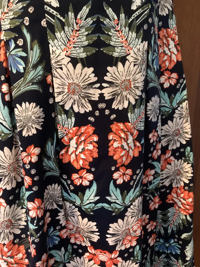 Sunny Girl Pretty Floral Garden Party Dress Vintage Style Size 8 - Photo 3 of 5