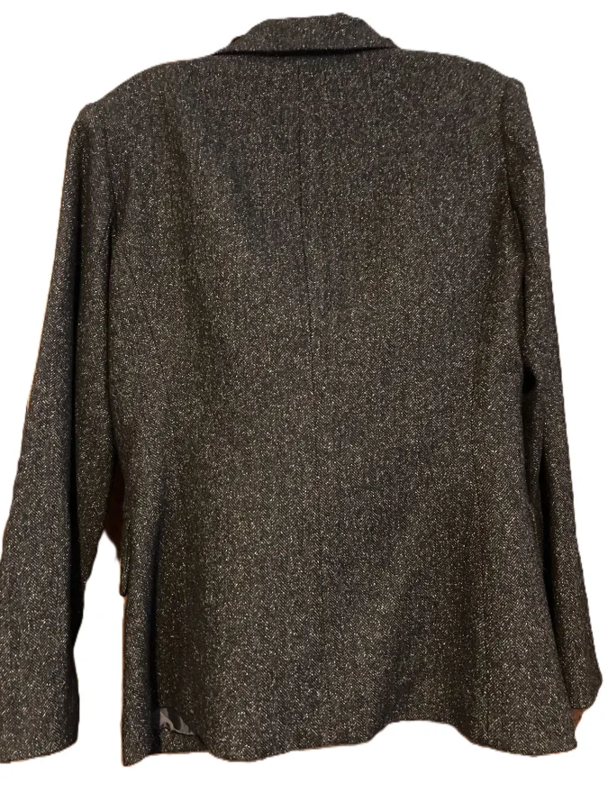 Vintage 1980’s Trent Nathan brown wool mix tweed coat, jacket with front pockets size 12. Australian designed and made. - Photo 4 of 7