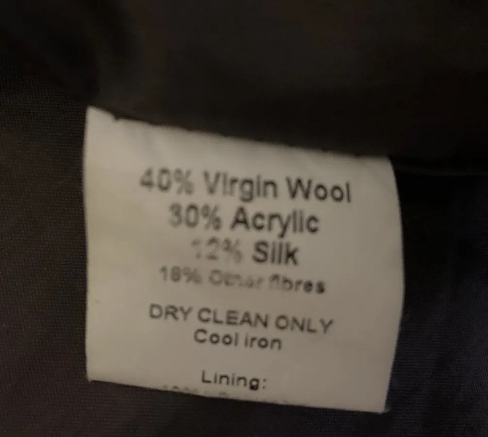 Vintage 1980’s Trent Nathan brown wool mix tweed coat, jacket with front pockets size 12. Australian designed and made. - Photo 5 of 7