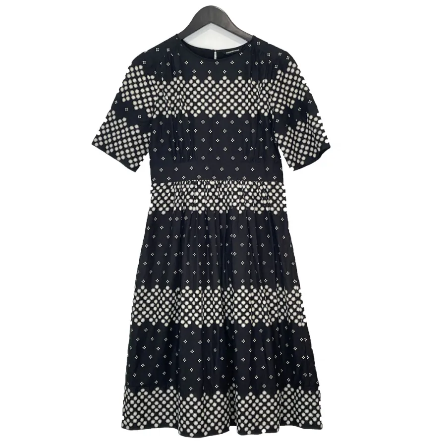 Country Road: Black and White Midi Dress - Photo 1 of 12