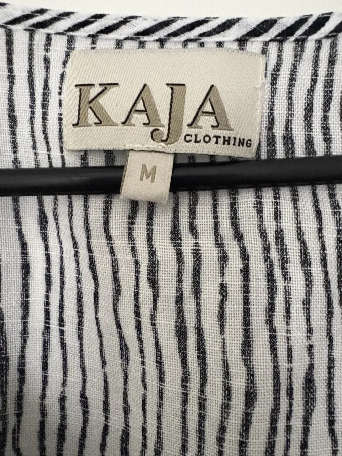 Striped linen dress - Photo 3 of 4