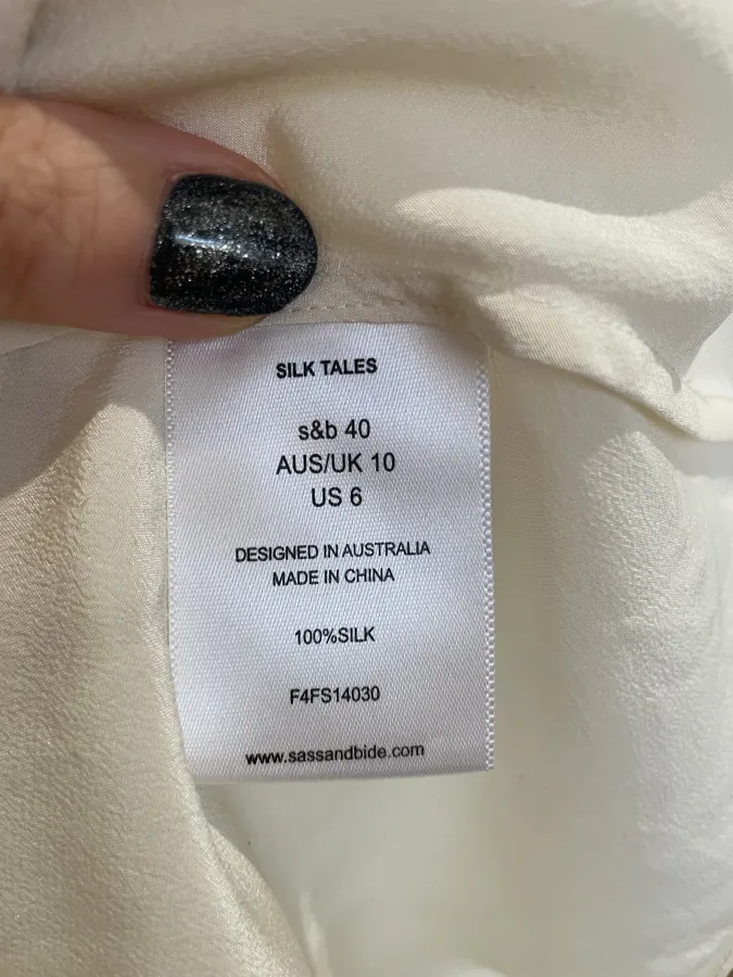 Sass & Bide: Silk Tales Sleeveless Blouse - Photo 6 of 6