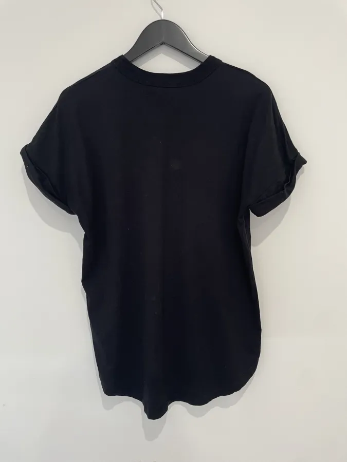 Camilla & Marc: Black Huntington Tee with White Logo - Photo 3 of 6