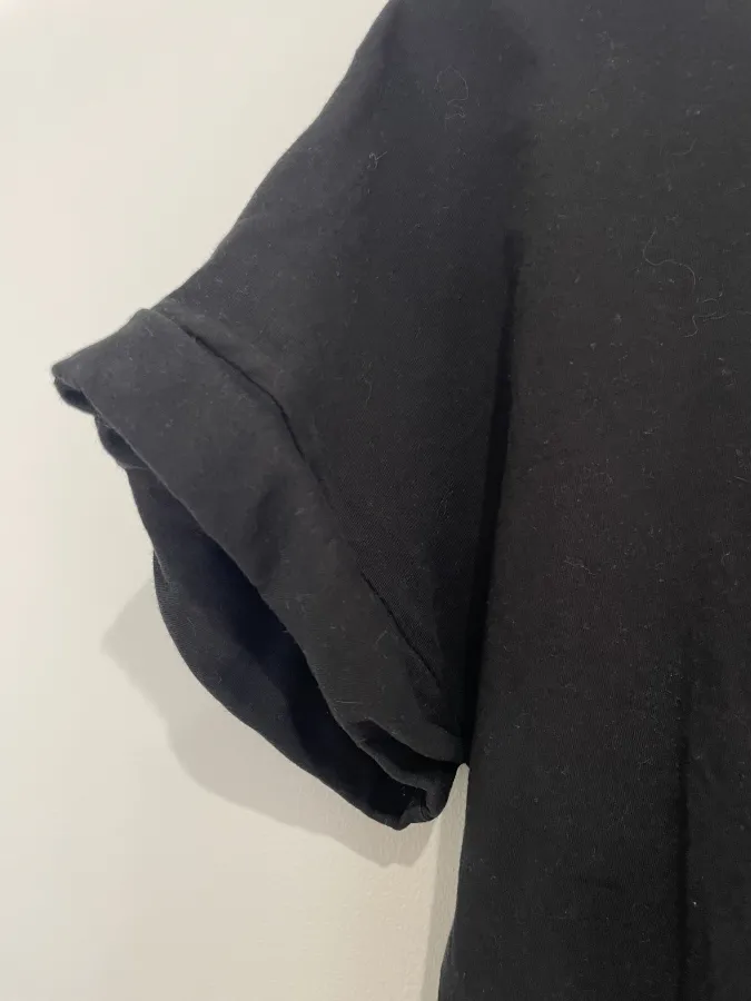 Camilla & Marc: Black Huntington Tee with White Logo - Photo 4 of 6